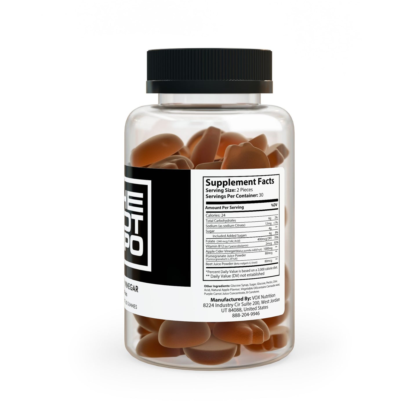 Apple Cider Vinegar Gummies (60 Gummies)