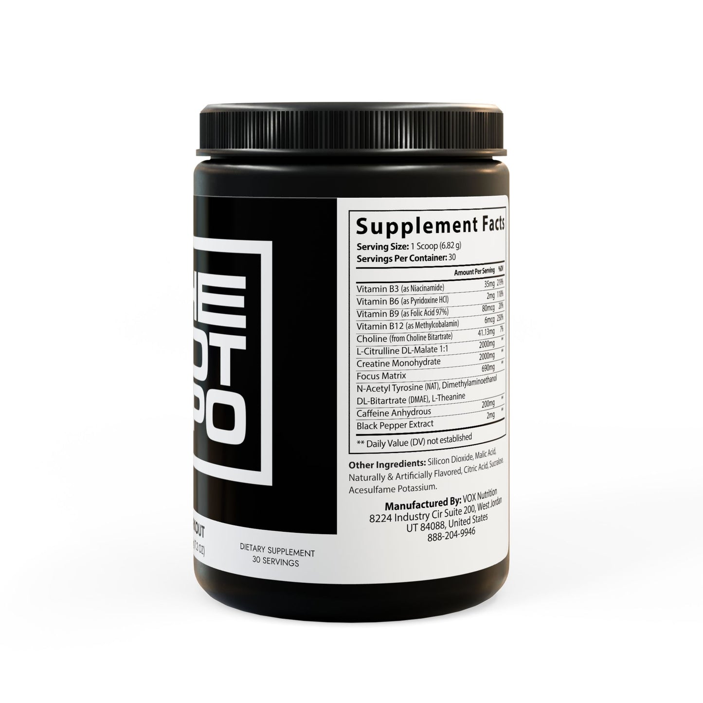 Pre-Workout Supplement, Fruit Punch (204g, 7.1oz)